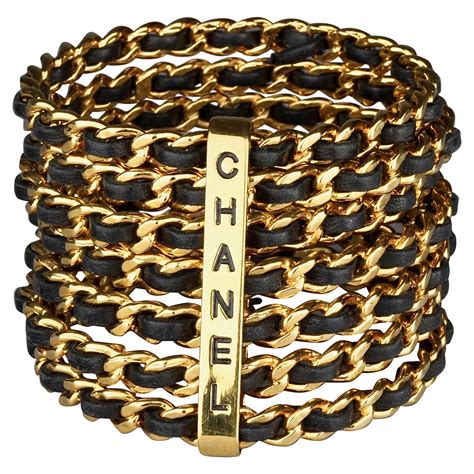 chanel cuff bracelets|vintage chanel cuff bracelet.